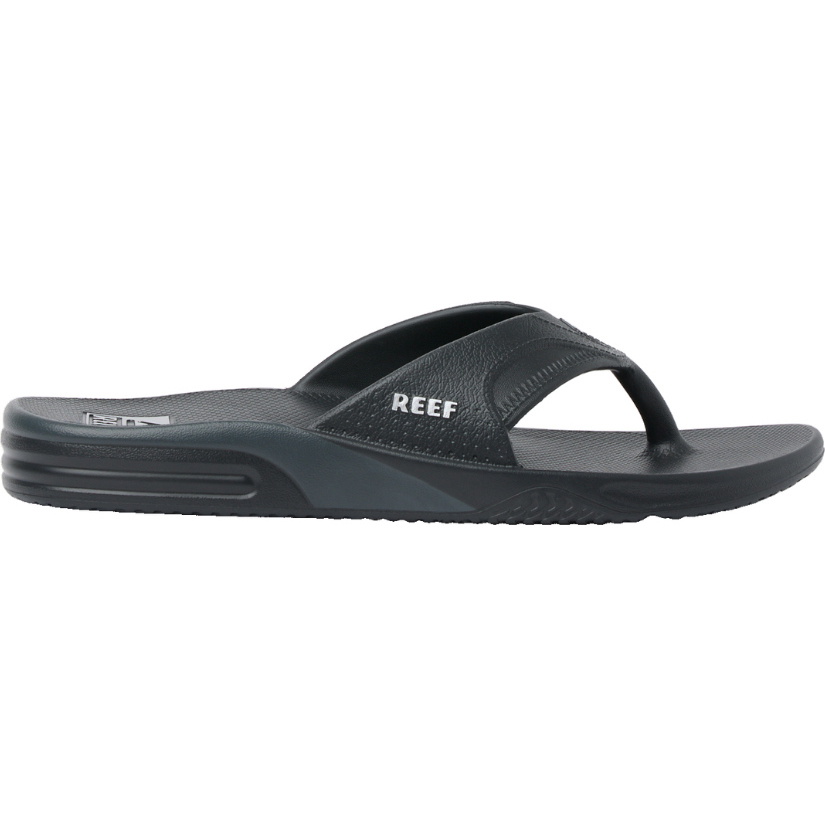 2026 Reef Da Uomo Fanning H20 Sandals CJ8545 - Black / Silver